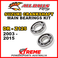 All Balls 24-1036 For Suzuki DR-Z125 DRZ125 2003-2015 Crankshaft Main Bearings