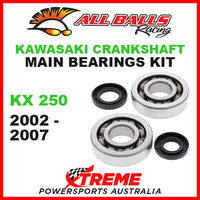 All Balls 24-1047 Kawasaki KX250 KX 250 2002-2007 Crankshaft Main Bearings MX