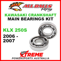 All Balls 24-1059 Kawasaki KLX250S KLX 250S 2006-07 Crankshaft Main Bearings MX