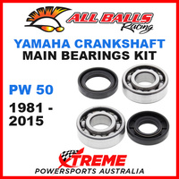 All Balls 24-1061 Yamaha PW 50 PW50 1981-2015 Crankshaft Main Bearings MX