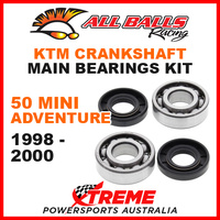 All Balls 24-1100 KTM 50 Mini Adventure 1998-2000 Crankshaft Main Bearings