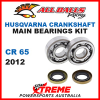 All Balls 24-1102 Husqvarna CR65 CR 65 2012 Crankshaft Main Bearings