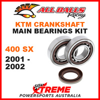 All Balls 24-1106 KTM 400SX 400 SX 2001-2002 Crankshaft Main Bearings MX