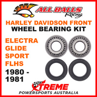 25-1002 HD Electra Glide Sport FLHS 1980-1981 Front Wheel Bearing Kit