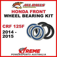 MX Front Wheel Bearing Kit Honda CRF125F CRF 125F 2014-2015 Moto, All Balls 25-1027