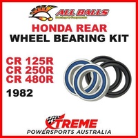 Honda CR125 CR250 CR480 1982 Rear Wheel Bearing Kit MX CR 125R 250R 480R, All Balls 25-1113