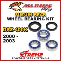 MX Rear Wheel Bearing Kit For Suzuki DRZ400K DRZ 400K DR-Z400K 2000-2003, All Balls 25-1117