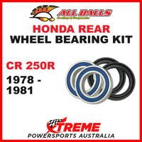 Honda CR250R 1978-1981 Rear Wheel Bearing Kit MX CR 250 250R, All Balls 25-1237