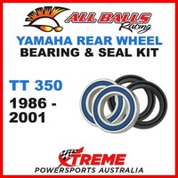 MX Rear Wheel Bearing Kit Yamaha TT350 TT 350 1986-2001 Motorcycle Moto, All Balls 25-1267