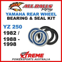 MX Rear Wheel Bearing Kit Yamaha YZ250 YZ 250 1982 1988-1998 Motorcycle, All Balls 25-1271