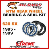 MX Rear Wheel Bearing Kit KTM 620SX 620 SX SX620 1995-1999 Dirt Bike, All Balls 25-1283