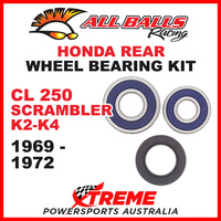 All Balls 25-1361 Honda CL 250 Scrambler 1969-1972 Rear Wheel Bearing Kit