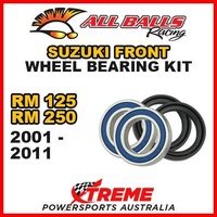 Front Wheel Bearing Kit For Suzuki RM125 RM250 RM 125 250 2001-2011, All Balls 25-1363