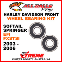 All Balls 25-1368 HD Softail Springer EFI FXSTSI 2003-06 Front Wheel Bearing Kit