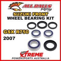 All Balls 25-1392 For Suzuki GSXR750 2007 Front Wheel Bearing Kit