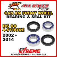 ALL 25-1395 ATV FRONT WHEEL BEARING KIT CAN AM DS90 DS 90 4-STROKE 2002-2014