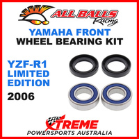 All Balls 25-1403 Yamaha YZF-R1 Limited Edition 2006 Front Wheel Bearing Kit