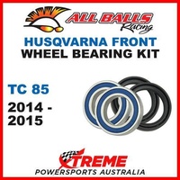 MX Front Wheel Bearing Kit Husqvarna TC85 TC 85 85cc 2014-2015, All Balls 25-1406