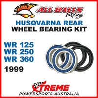 MX Rear Wheel Bearing Kit Husqvarna WR125 WR250 WR360 1999, All Balls 25-1418