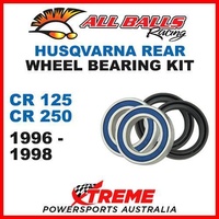 MX Rear Wheel Bearing Kit Husqvarna CR125 CR250 1996-1998 Moto, All Balls 25-1419