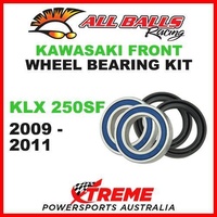 MX Front Wheel Bearing Kit Kawasaki KLX250SF KLX 250SF 2009-2011, All Balls 25-1444