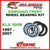 MX Front Wheel Bearing Kit Kawasaki KLX300R KLX 300R 1997-2007, All Balls 25-1444