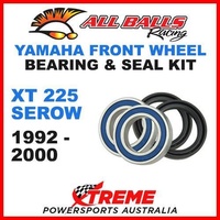 MX Front Wheel Bearing Kit Yamaha XT225 XT 225 SEROW 1992-2000 Dirt Bike, All Balls 25-1444
