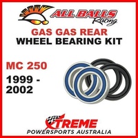 MX Rear Wheel Bearing Kit Gas-Gas MC250 MC 250 1999-2002 Moto, All Balls 25-1457