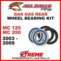 Rear Wheel Bearing Kit Gas-Gas MC125 MC250 MC 125 250 2003-2009, All Balls 25-1458