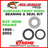 25-1502 ATV FRONT WHEEL BEARING KIT KAWASAKI KVF 400D KVF400D PRAIRIE 1999-2002