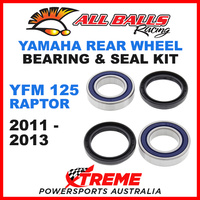 ALL BALLS 25-1508 REAR WHEEL BEARING KIT YAMAHAYFM125 RAPTOR 2011-2013 ATV