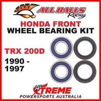 Front Wheel Bearing Kit Honda ATV TRX200D TRX 200D 1990-1997, All Balls 25-1510