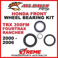 Front Wheel Bearing Kit Honda ATV TRX350FM RANCHER 2000-2006, All Balls 25-1513