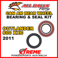 25-1516 ATV REAR WHEEL BEARING KIT CAN AM OUTLANDER 800 XXC 2011