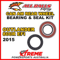 25-1516 ATV REAR WHEEL BEARING KIT CAN AM OUTLANDER 800R EFI 2015