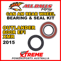 25-1516 ATV REAR WHEEL BEARING KIT CAN AM OUTLANDER 800R EFI XMR 2015