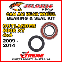 25-1516 ATV REAR WHEEL BEARING KIT CAN AM OUTLANDER 800R XT 4X4 2009-2014