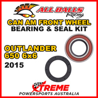 25-1516 ATV FRONT WHEEL BEARING KIT CAN-AM CAN AM OUTLANDER 650 6X6 2015