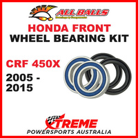 Front Wheel Bearing Kit Honda CRF450X CRF 450X 2005-2015 Moto, All Balls 25-1521