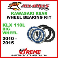 MX Rear Wheel Bearing Kit Kawasaki KLX110L KLX 110L 2010-2015, All Balls 25-1400