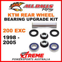 All Balls 25-1552 KTM 200EXC 200 EXC 1998-2005 Rear Wheel Bearing Upgrade Kit