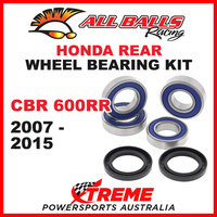 All Balls 25-1563 Honda CBR600RR CBR 600RR 2007-2015 Rear Wheel Bearing Kit