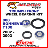 All Balls 25-1585 Triumph 800 Bonneville T100 2002-2003 Front Wheel Bearing Kit