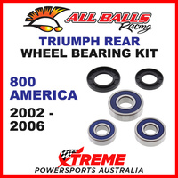 All Balls 25-1586 Triumph 800 America 2002-2006 Rear Wheel Bearing Kit