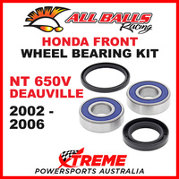 25-1601 Honda NT 650V Deauville 2002-2006 Front Wheel Bearing Kit