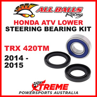 All Balls 25-1687 Honda ATV TRX420TM TRX 420TM 2014-2015 Lower Steering Stem Kit