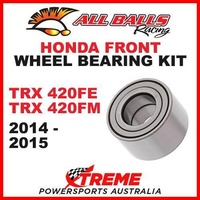 Front Wheel Bearing Kit Honda ATV TRX420FE TRX420FM 2014-2015, All Balls 25-1688