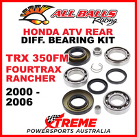 25-2012 HONDA TRX350FM FOURTRAX RANCHER 2000-2006 REAR DIFFERENTIAL BEARING KIT