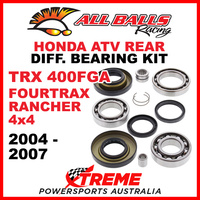 25-2012 HONDA TRX400FGA FOURTRAX RANCHER 4X4 04-07 REAR DIFFERENTIAL BEARING KIT