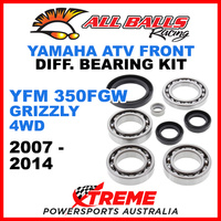 25-2028 Yamaha YFM 350FGW Grizzly 4WD 07-14 Front Differential Bearing Kit